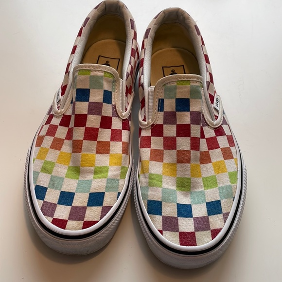 rainbow vans men